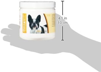 Healthy Breeds French Bulldog Omega HP Fatty Acid Skin and Coat Support Soft Chews 60 Count