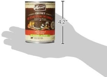 Merrick Chunky Canned Dog Food Variety Pack - 3 Flavors (12 Pack)