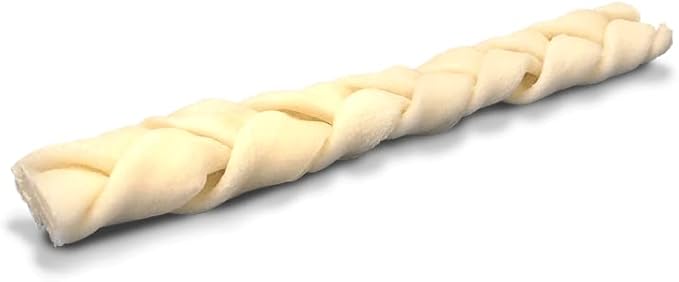 Pet Factory CareChewz Collagen 6-7" Skinny Braided Sticks Dog Chew Treats - Natural Flavor, 5 Count/1 Pack