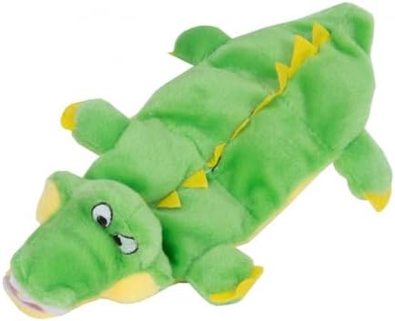 Outward Hound Squeaker Matz Plush Gator Dog Toy, Small
