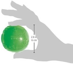 KONG Squeezz Ball Dog Toy, Medium, 2 Pack, Colors Vary