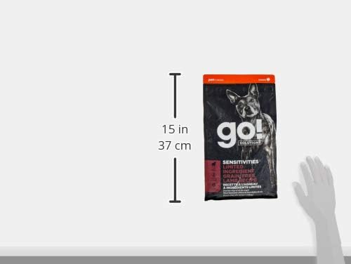 GO! SOLUTIONS Sensitivities – Lamb Recipe – Limited Ingredient Dog Food, 3.5 lb – Grain Free Dog Food for All Life Stages – Dog Food to Support Sensitive Stomachs