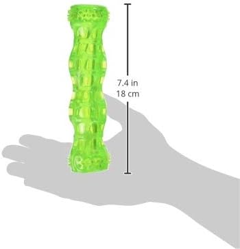 Hyper Pet DuraSqueaks Dog Toy Balls and Dog Chews (Squeaky Dog Ball For Interactive Play – Floating Dog Balls and Dog Toys) - Medium Stick
