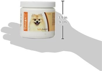 Healthy Breeds Pomeranian Omega HP Fatty Acid Skin and Coat Support Soft Chews 60 Count