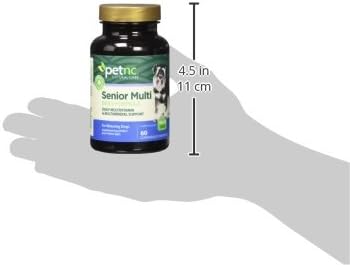 PetNC Natural Care Senior Multi Chewables for Dogs, 60 Count