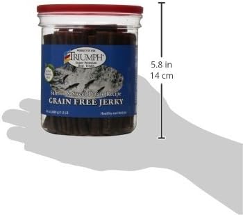 Triumph Super Premium Dog Treats 00851 Dog Salmon & Sweet Potato Jerky, 48-Ounce 3 pounds