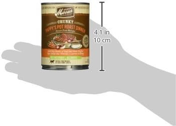 Merrick Chunky Grain Free Pappy's Pot Roast Dinner Canned Dog Food,12 Count, 12.7-oz Can