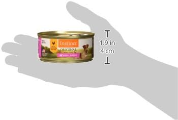 Instinct Original Small Breed Grain Free Real Chicken Recipe Natural Wet Canned Dog Food, 5.5 oz. Cans (Case of 12)