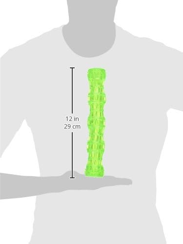 Hyper Pet Dura-Squeaks Stick Dog Toy, Large, Green