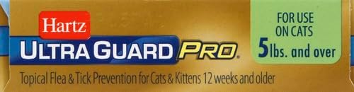 Hartz UltraGuard Pro Topical Flea & Tick Prevention for Cats and Kittens - 3 Monthly Treatments