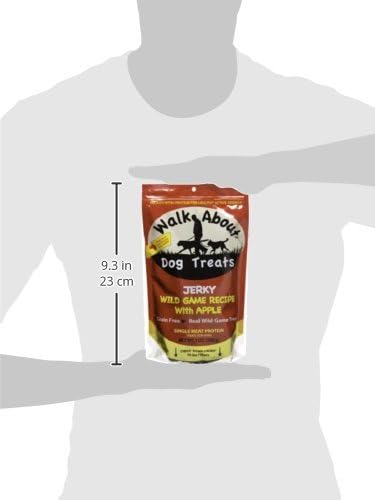 WA10004, Premium Jerky Dog Treats, Grain-Free, Gluten-Free, Single Source Protein, Wild Boar Recipe, Resealable Pouch, 5.5 Ounces