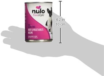 Nulo Grain Free Canned Wet Dog Food (13 oz, Beef) - 12 Cans