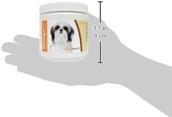 Healthy Breeds Shih Tzu Omega HP Fatty Acid Skin and Coat Support Soft Chews 60 Count