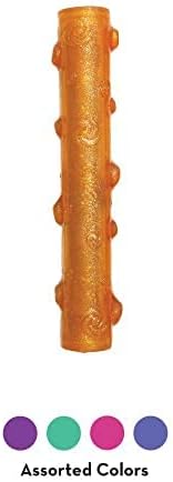 KONG - Squeezz Crackle Stick - Strong Indoor/Outdoor Dog Toy (Assorted Colors) - For Medium Dogs