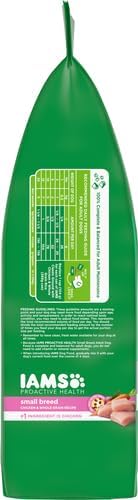 IAMS Small & Toy Breed Adult Dry Dog Food for Small Dogs with Real Chicken, 7 lb. Bag