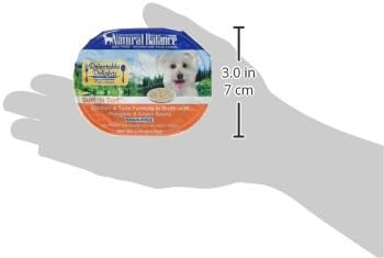 Natural Balance Delectable Delights Grain-Free Surf 'N Turf - Chicken & Tuna in Broth with Sweet Potato & Green Beans | Adult Wet Dog Food | 2.75-oz. Cup (Pack of 24)