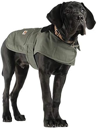 Carhartt Firm Duck Insulated Dog Chore Coat Army Green/Brass X-Large