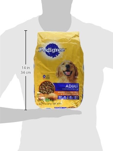 Pedigree Complete Nutrition Adult Dry Dog Food Roasted Chicken, Rice & Vegetable Flavor Dog Kibble, 3.5 lb. Bag (Pack of 4)