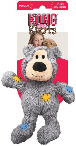 Kong Wild Knots Bears Durable Dog Toys Size:Med/Large Pack of 2, Medium Breeds
