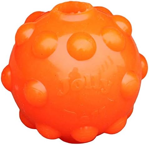 Jolly Pets Orange Jolly Jumper Ball Dog Toy 3 in