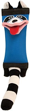 Hyper Pet Fire Hose Friends Raccoon Dog Toy, Blue