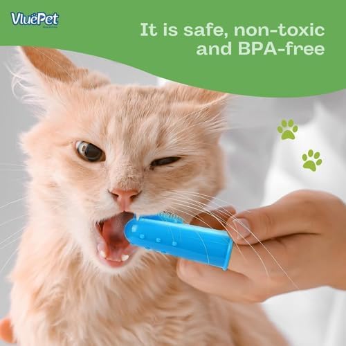 Dog Dual-Sided Silicone Toothbrush | Soft, Safe and Gentle on Gums | Best Dental Care for Your Fur Babies e | Cleans Dog Teeth Well and Massages The Gums | Set of 4 Colored pet Toothbrush
