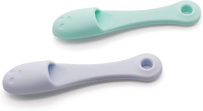 CONSIO 4Pcs Dog Finger Toothbrush, Use Food Grade Silicone,Easy Teeth Cleaning, Dental Care for Puppies, Cats and Small Pets