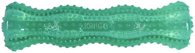 KONG Squeezz Dental Stick - Dog Toy for Cleaning Teeth - Flexible Chew Toy for Gentle & Mild Chewers - for Medium/Large Dogs