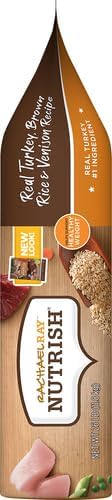 Rachael Ray Nutrish Dry Dog Food, Turkey, Brown Rice & Venison Recipe for Weight Management, 26 Pounds