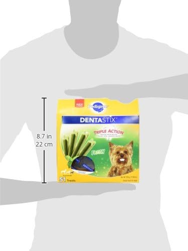 PEDIGREE DENTASTIX Dental Dog Treats for Toy/Small Dogs Fresh Flavor Dental Bones, 12.66 oz. Pack (51 Treats)