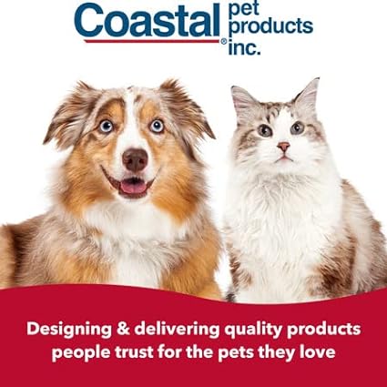 Coastal Pet SecureAway Flea Collar Protectors - Comfortable Dog Collar Accessory - Protective Flea Collar for Dogs - Adjustable Dog & Puppy Flea Collar Protection - Multi Paws, 1" x 18-26"