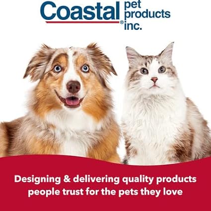 Coastal Pet SecureAway Flea Collar Protectors - Comfortable Dog Collar Accessory - Protective Flea Collar for Dogs - Adjustable Dog & Puppy Flea Collar Protection - Multi Paws, 1" x 14-20"