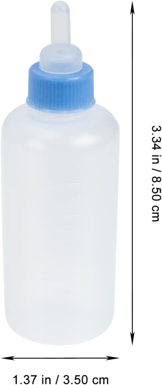 Bottle 3Pcs Pet Feeding Bottle Kitten Bottles Kitten Milk Replacer Puppy Milk Feeder Milk Feeder Animal Milk Bottles Lamb Bottles for Pet Cat Dog Sheep Bottles