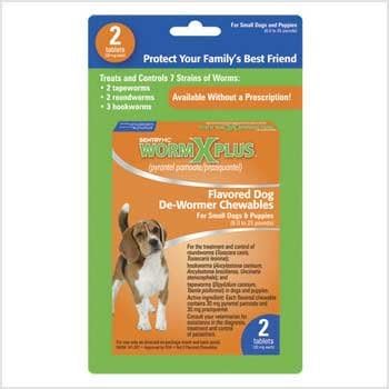 Sergeants Pet Care Prod 17603 De-Wormer, For Small Dogs, 2-Ct. Pet Grooming/Remedies