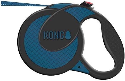 Alcott Kong Ultimate Retractable Dog Leash, Extra Large, Blue, 16' Long