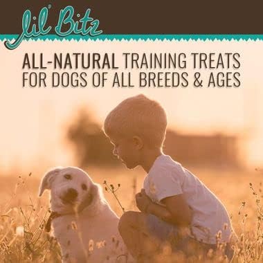 Lil' Bitz training Treats for Dogs and Cats (3 Pack, All Dog Sizes - Wild Salmon + Kelp)
