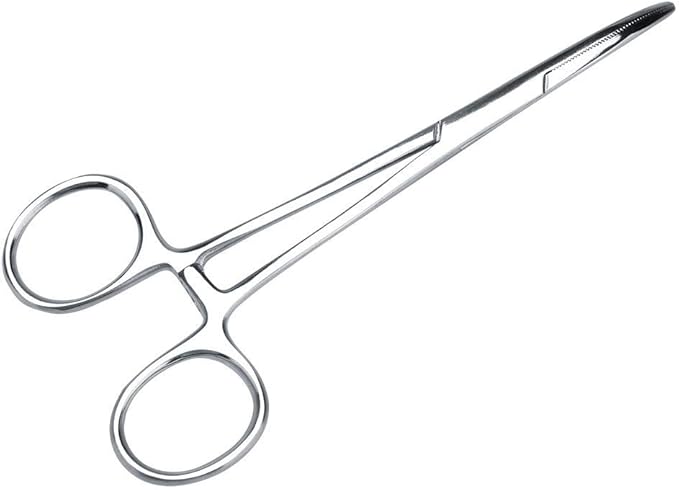Pet Dog Cat Ear Hair Tweezers, Professional Stainless Steel Dogs Ear Hair Cleaning Clamp Ear Hair Remover Dog Grooming Tools Pet Dog Trimmer Accessories (SMALL)