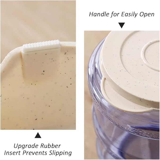 Pet Feeder Food Dispenser Automatic for Dogs Cats, 100% BPA-Free, Gravity Refill, Easily Clean, Self Feeding for Small Large Pets Puppy Kitten Rabbit Bunny