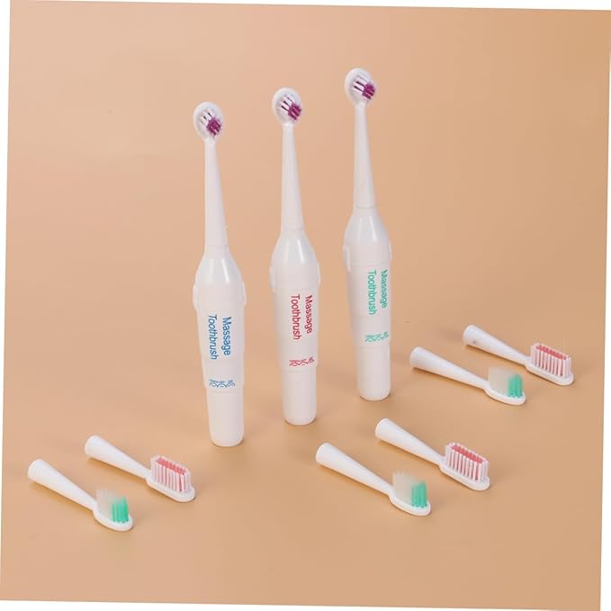 Mipcase Puppy Toothbrush 3pc Toothbrush Automatic Toothbrush Tooth Brush for Dogs Electric Doggy Toothpaste Electrical Toothbrush Electric Toothbrush The Dog Dog Electric Toothbrush