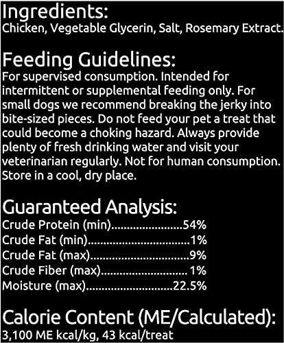 PetShoppe Premium Chicken Jerky Dog Treats Made in USA Only All Natural - No Fillers, Additives or Preservatives (25 oz)