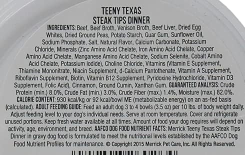 Merrick Lil' Plates Grain Free Small Breed Dog Food 4 Flavor 8 Can Variety (2) each: Texas Steak, Dainty Duck, Beef Stew, Lamb Chop Stew (3.5 Ounces) - Plus Squeak Toy and Fun Facts Booklet Bundle