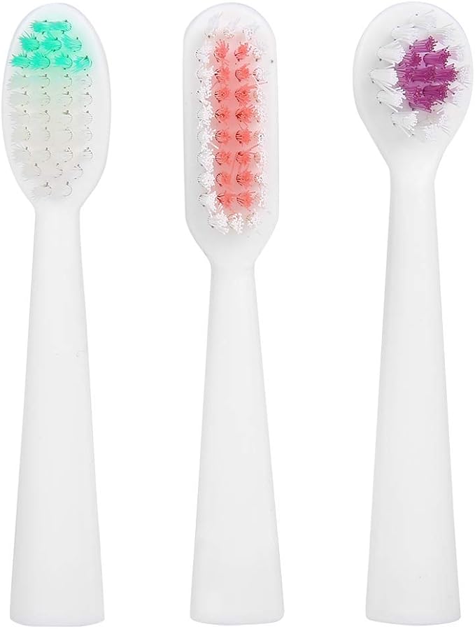 Pssopp Pet Electric Toothbrush Dog Cat Teeth Cleaning Tool Professional Electric Dog Toothbrush with Two Soft Brush Head