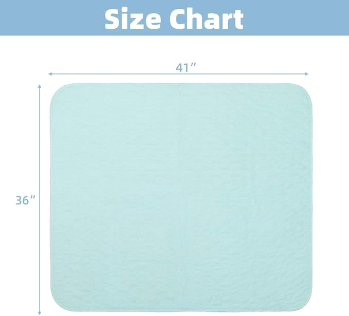 KOOLTAIL Washable Pee Pads for Dogs - Waterproof Dog Mat Non-Slip Puppy Potty Training Pads, Reusable Whelping Pads for Dog Crate PlayPen