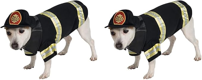 Rubie's Fire Fighter Pet Costume, X-Large (Pack of 2)