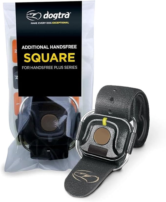 Dogtra HANDSFREE Square Expandable Remote Dog Training Device for Discreet Control Ergonomic Compatible with HANDSFREE Plus Models