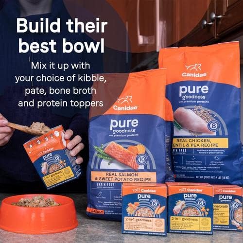 CANIDAE Pure Limited Ingredient Premium Adult Dry Dog Food, Real Beef & Barley Recipe, 22 lbs, with Wholesome Grains