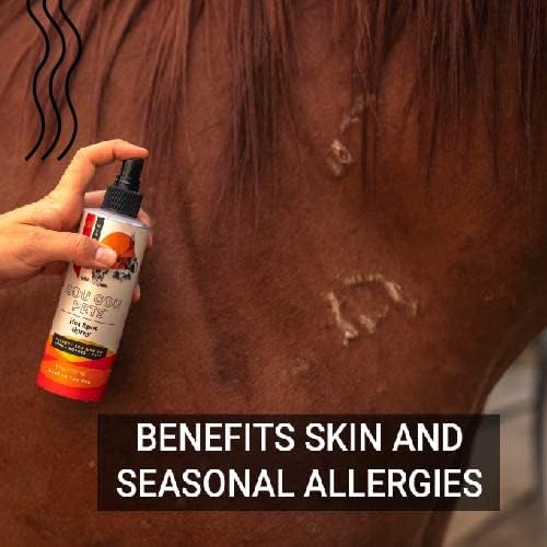 Hot Spot Spray Holistic Natural Derived Herbal for Dogs, Cats and Horses: Fast Acting to Soothe Hot Spots, Relieve Irritated Skin, Rash, and Seasonal Allergies - Made in USA - 8 oz