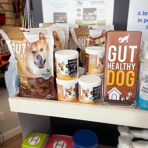 Gut Healthy Dog Combo - Comprehensive Digestive Health Support for Dogs - includes Prebiotics and Digestive Enzymes - Dog Treat and Prebiotic Combo Pack