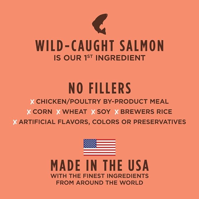Real Salmon & Brown Rice Recipe Natural Dry Dog Food, 24 lb. Bag