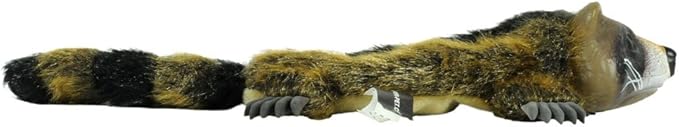 Hyper Pet Real Skinz Raccoon Plush Dog Toy
